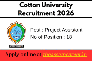 cotton-university-recruitment-2026